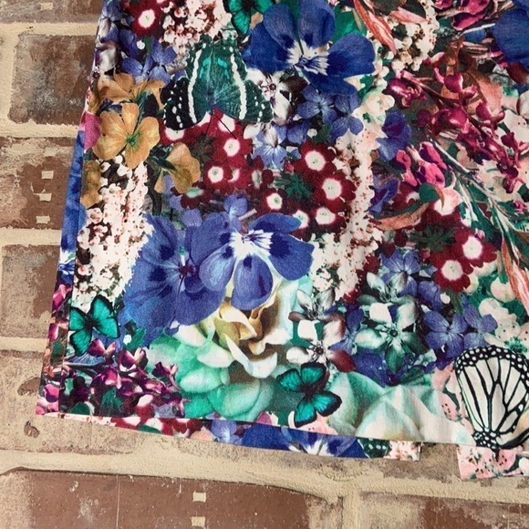 Tommy Hilfiger Floral Midi Skirt Size 4 - Picture 2 of 6